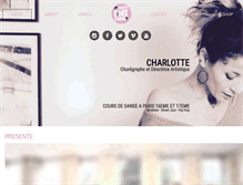 Tablet Screenshot of charlottedanseacademie.com